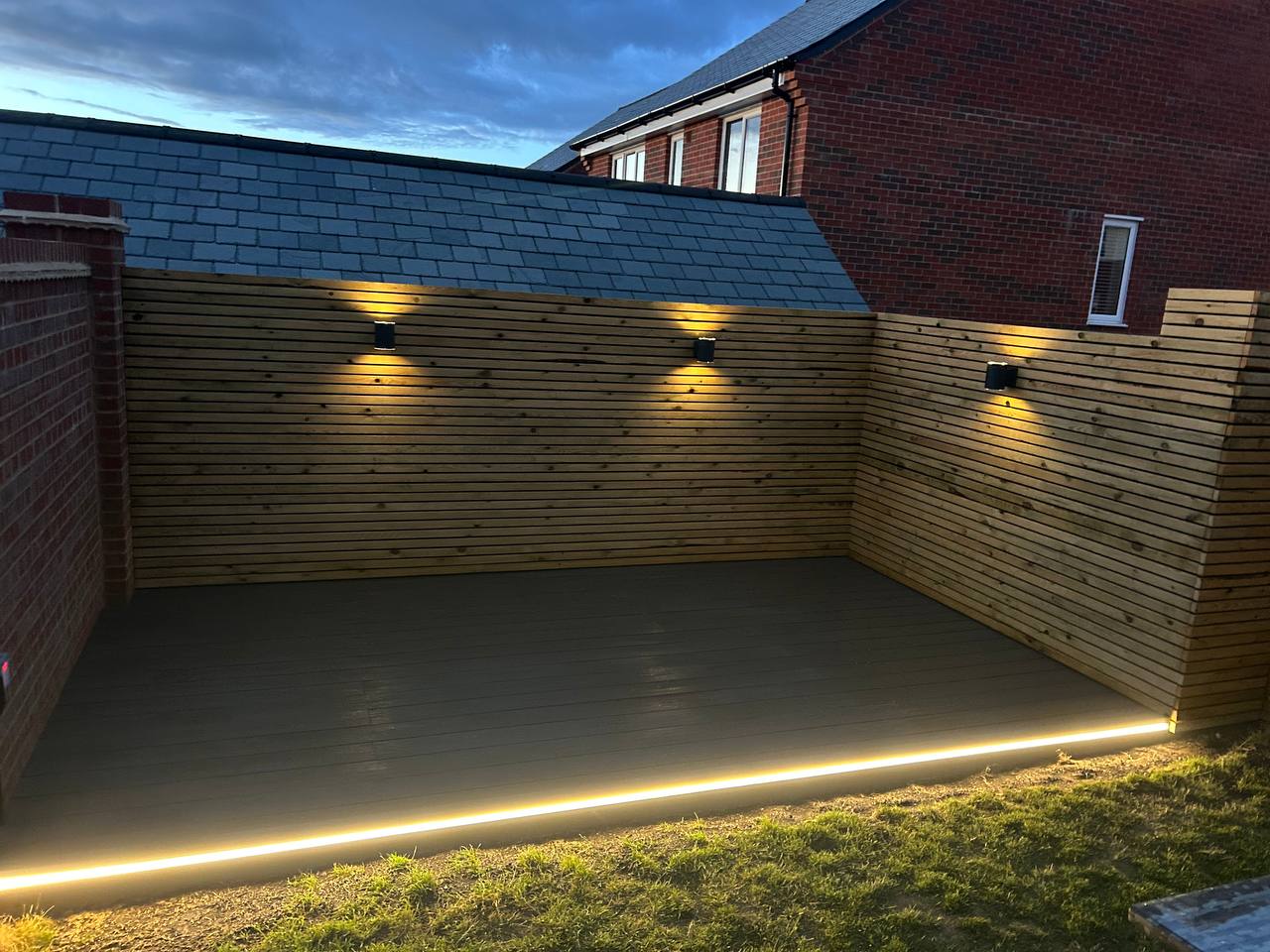 Composite Decking and Lighting